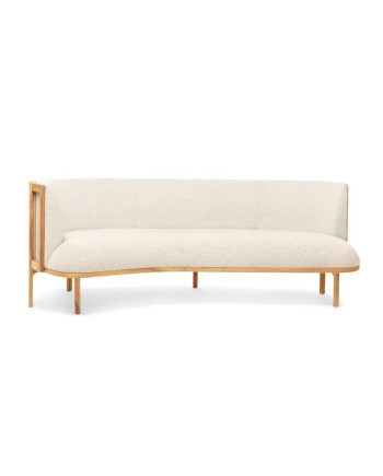 Sideways Sofa | Model RF1903-L | Oak oil with Hallingdal 65-100 | Designed by Rikke Frost | Carl Hansen & Søn | Front