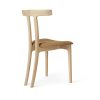 Ole Wanscher OW58 T-Chair | Carl Hansen & Søn | Oak soap with Rewool upholstery | Back angle