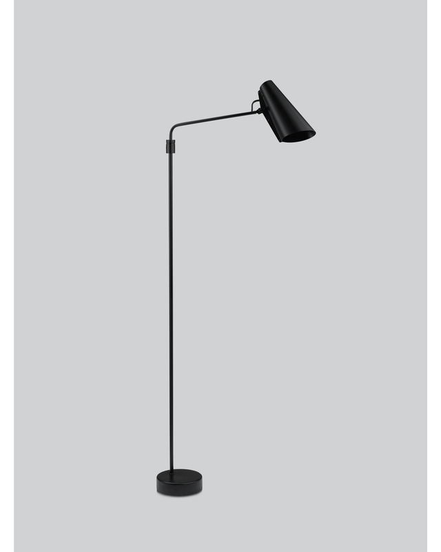 Birdy Swing Floor Lamp | Northern | Black with Black