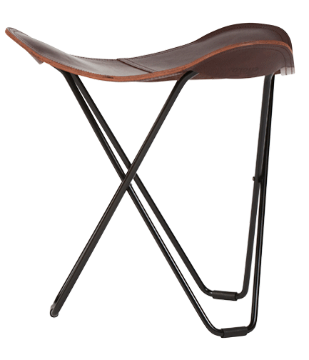 Tricorona Stool - Footrest | Cuero Design
