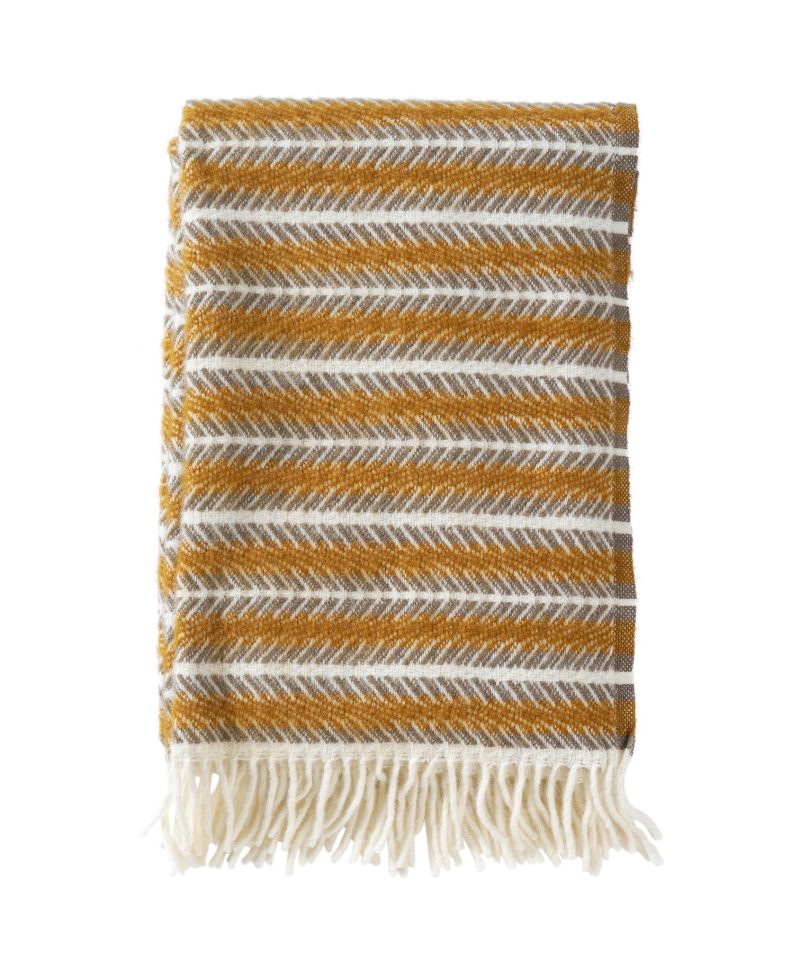 Klippan Oscar Multi Amber Wool Blanket