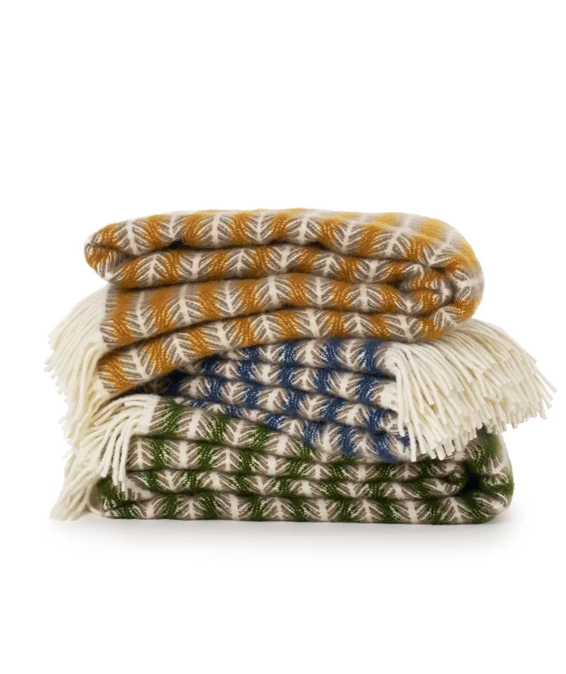Klippan Oscar Multi Amber Wool Blanket